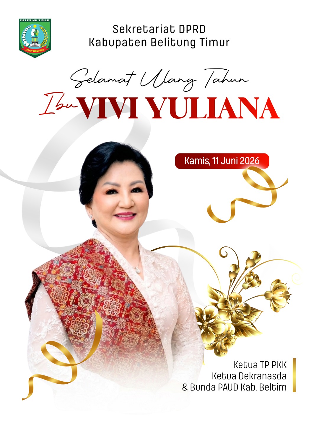 Selamat Ulang Tahun Ibu Vivi Yuliana