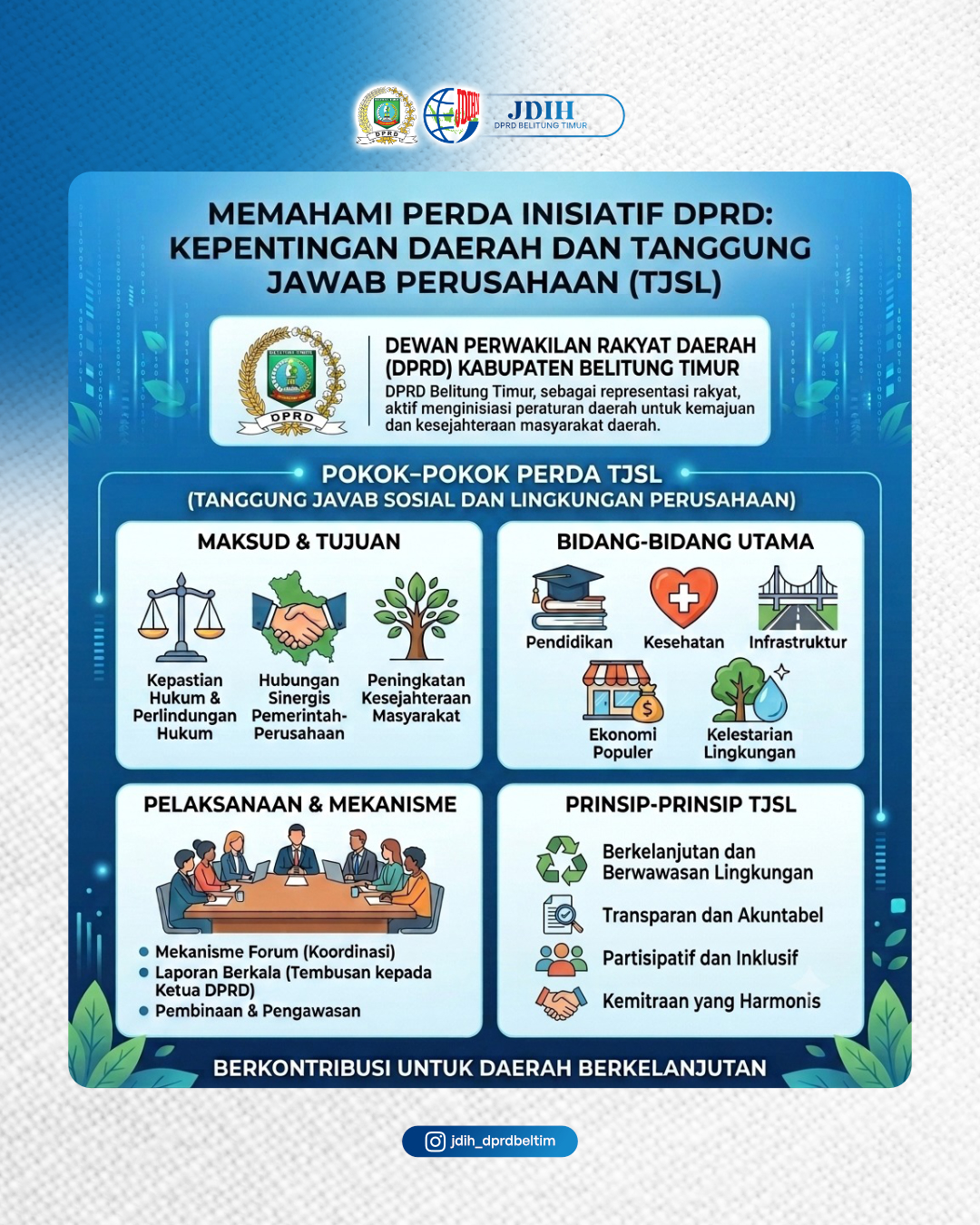 Menuju Belitung Timur yang Berkelanjutan: Sinergi Lewat Perda Inisiatif TJSL ✨