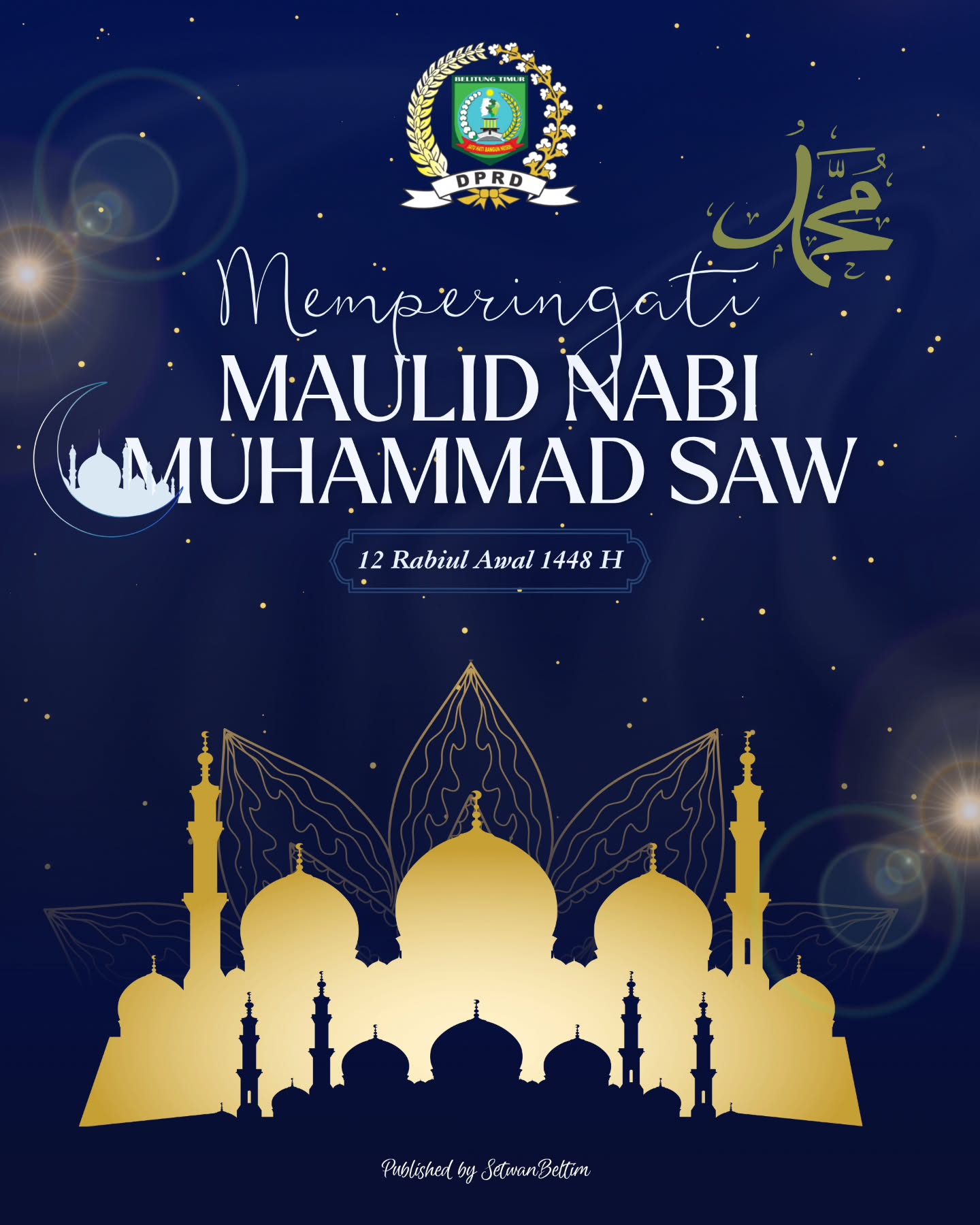 Memperingati Maulid Nabi Muhammad SAW, 12 Rabiul Awal 1448 H